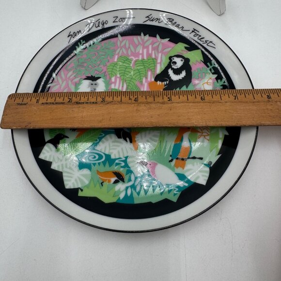San Diego Zoo Sun Bear Forest Commemorative Souvenir plate Gotschalk - Picture 8 of 9